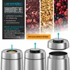 Recipiente hermético de acero inoxidable para café, Vista previa de la imagen del producto 5