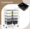COSTWAY Vozík s 10 stohovateľnými zásuvkami, zásuvkový Náhľad obrázku produktu 6