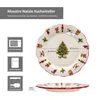 4x Maestro Natale Assiette à gâteau céramique 4 personnes Voir les images du produit 6