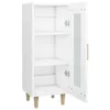 vidaXL Credenza bianca 34,5x34x90 cm Materiale a base di Anteprima dell’immagine prodotto 9