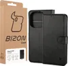 A product shot of a black phone case and its packaging. Produktbild-Vorschau