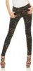 Pantaloni jeggings hipster da donna modello mimetico S/36 Anteprima dell’immagine prodotto 1