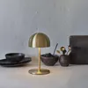 Sirius Akku LED Tischleuchte Tim außen 22 cm Messing Produktbild-Vorschau 1