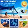 ELONEO, tenda parasole Strandzelt, protezione solare SPF Anteprima dell’immagine prodotto 4