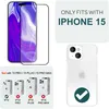 2x ochranné sklo s aplikátorom pre iPhone 15 Full Cover Náhľad obrázku produktu 4