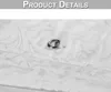Tenda da bagno bianco con anelli per tende da doccia Anteprima dell’immagine prodotto 3