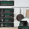 FIXLINE Premium Wabenpfanne 28cm - kratzfeste Beschichtung Produktbild-Vorschau 5