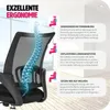 tectake® Bürostuhl Marius ergonomische Form mit Produktbild-Vorschau 4