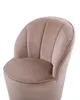 BELIANI Sessel Hellbeige Samtstoff Metall Runder Form Produktbild-Vorschau 8