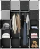 A modular closet system filled with clothing and accessories. Produktbild-Vorschau