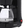 Close-up of a black coffee maker with a glass carafe. Produktbild-Vorschau