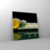 Bilder auf glas - Spa Blume Kerze Stein - 70x70cm - Produktbild-Vorschau 4