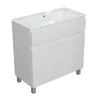 Waschbecken mit Unterschrank Badmöbel MDF 80 Gäste WC Produktbild-Vorschau 5