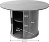 ML-Design Couchtisch mit Schiebetür, 80x80x50 cm, Produktbild-Vorschau 5