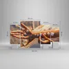 Bild auf Leinwand - Leinwandbild - 4 Teile - Muschel Hand Produktbild-Vorschau 3