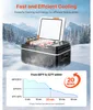 SucceBuy Elektrische Kompressor-Kühlbox 20 L, 12/24V DC mit Produktbild-Vorschau 3
