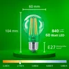 Philips Filament-Lampe, transparent, 60 W A60 E27, 4 W, 60 Produktbild-Vorschau 8