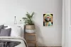 MuchoWow® Textilposter Frau - Blumen - Rosa - Porträt - Produktbild-Vorschau 3