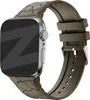 Bandz Silikonband mit Ledermuster - passend für Apple Watch Produktbild-Vorschau 1