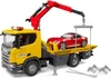 Bruder Scania Super 560R Abschlepp LKW mit Bruder Roadster Produktbild-Vorschau 5