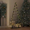 vidaXL Arbre de Noël en métal, noir, 125,5 cm, en acier Voir les images du produit 3