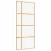vidaXL Drzwi przesuwne Golden 90x205 cm ESG przezroczyste Podgląd zdjęcia produktu 4