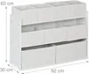 Relaxdays dětská police s 9 látkovými boxy, VxŠxH: 60 x 92 Náhled obrázku produktu 4