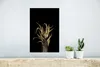 MuchoWow® Poster Blätter - Gold - Schwarz 20x30 cm - Produktbild-Vorschau 5