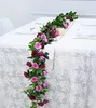 2 Stück Blumengirlande Künstliche Rosengirlande 15.8FT Produktbild-Vorschau 4
