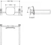 HEWI 801.51.9063 90 Rückenstütze Fb 90, WA 150mm Produktbild-Vorschau 2