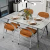 Klappstuhl 4er Set Lounge-Sessel mit Corduroy Polster Produktbild-Vorschau 2