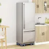 vidaXL Waschmaschinensockel Grau 67 x 67 x 12 cm Edelstahl Produktbild-Vorschau 4
