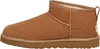 A side view of a single brown Ugg boot. Voir les images du produit