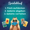KOSMOS Fisch & Flausch, Jeu de cartes, Jeu d'enchères, Jeu Voir les images du produit 4