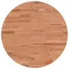 vidaXL Tischplatte Ø50x1,5 cm Rund Massivholz Buche Produktbild-Vorschau 4