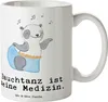 Mr. & Mrs. Panda Tasse Panda Bauchtanz - Weiß - Geschenk, Produktbild-Vorschau 1