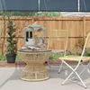 Table d'appoint en rotin Ø 60 cm – Table basse et table de Voir les images du produit 2