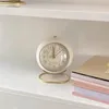 Retro Tischuhr mit Wecker, leises Uhrwerk, LED Nachtlicht, Produktbild-Vorschau 7