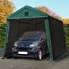 Stanová garáž 2,4 x 3,6 m přístřešek pro auto PVC 500 N Náhled obrázku produktu 2