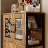 Comodà rustica, credenza in stile retrò-vintage-loft per Anteprima dell’immagine prodotto 3