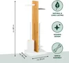set da toilette eluno 4in1, scopino, portarotolo (di Anteprima dell’immagine prodotto 7