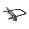 10x U-Bügel in Zaunfarbe für Doppelstabmatten Zaun Klemme Produktbild-Vorschau 3