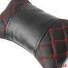 Polštářek na krk auto černý červený 8x30cm Náhled obrázku produktu 4