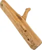 A single piece of driftwood with a branch protruding from it, isolated on a white background. Produktbild-Vorschau
