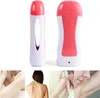 A collage showing a hair removal wax heater and various body parts where it can be used. Produktbild-Vorschau
