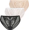 Teyli 3er Pack: Mesh Slip mit floraler Spitze Glamour Produktbild-Vorschau 1
