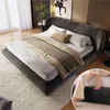 Flieks Polsterbett 140x200cm mit Kopfteil, Doppelbett Produktbild-Vorschau 1
