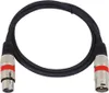 OMNITRONIC XLR Kabel 3pol 1m sw/rt Produktbild-Vorschau 2