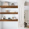 IvoQ Schweberegale 3er Set - 40x17 cm - Holz - Rustikal & Produktbild-Vorschau 4
