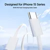 Joyroom USB-C auf USB-C 1m Kabel 60W USB 2.0 - weiß Produktbild-Vorschau 3